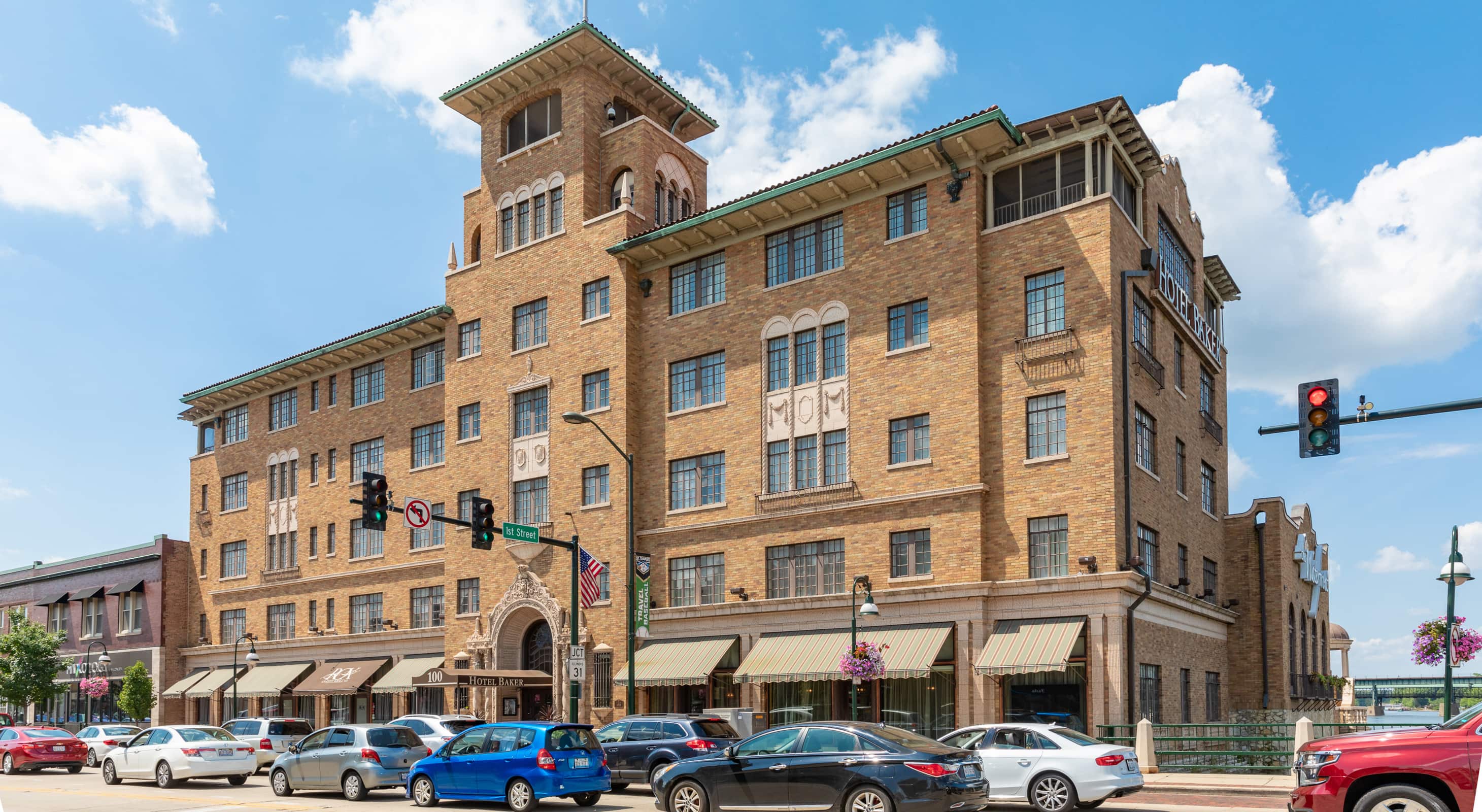 Hotel Baker front entrance and exterior