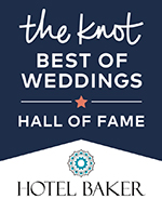 Hotel Baker The Knot Hall of Fame badge