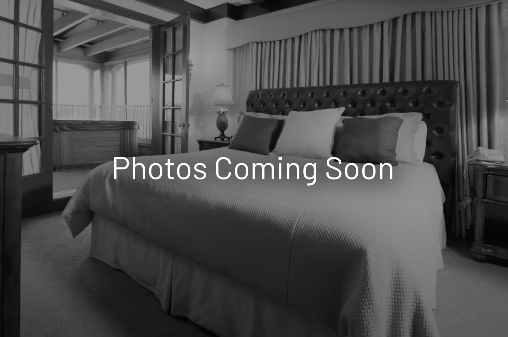Black & white coming soon placeholder photo of Baker Suite