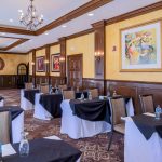 St. Charles room setup for a private business meeting at our event venue near Chicago, IL